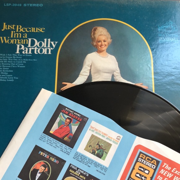 Dolly Parton Just Because I'm A Woman Vinyl Lp '68 - Picture 1 of 9